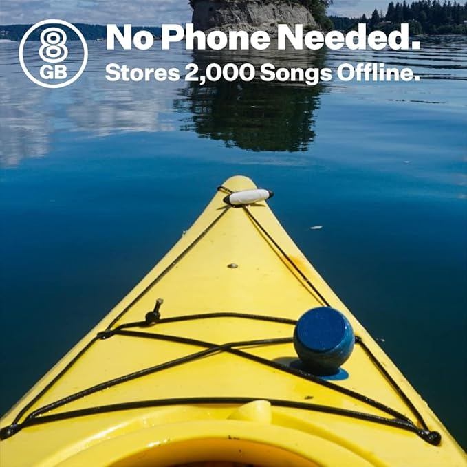 Speaqua – Bluetooth Speaker-Waterproof, Durable w/Built-in Storage (2,000 Songs) - Dual Wireless Speaker Pairing – Portable Bluetooth Speaker - Barnacle Pro 2.0 - Manta Ray Black