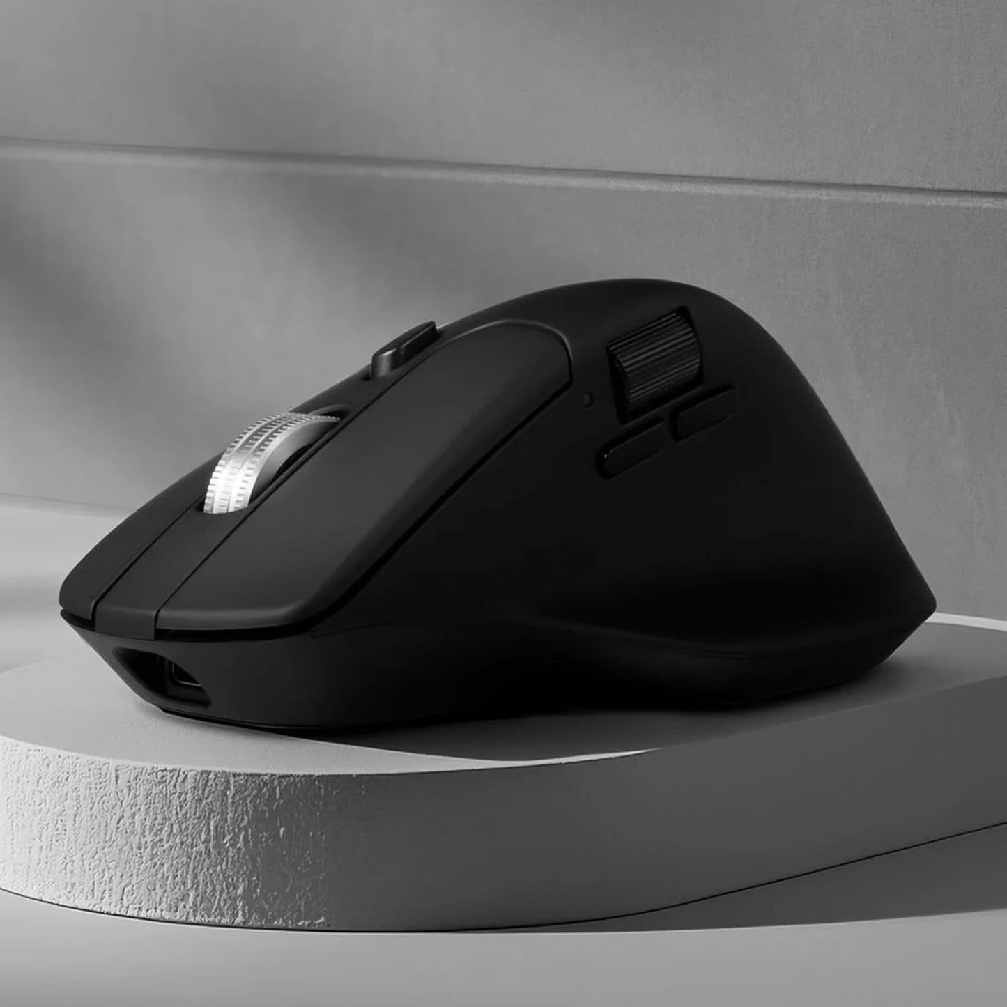 Keychron M6 8000 Hz Wireless Bluetooth 2.4 GHz/Wired Connection Mouse, Lightweight Body Programmable PixArt 3950 Sensor for Windows Mac Linux - Black