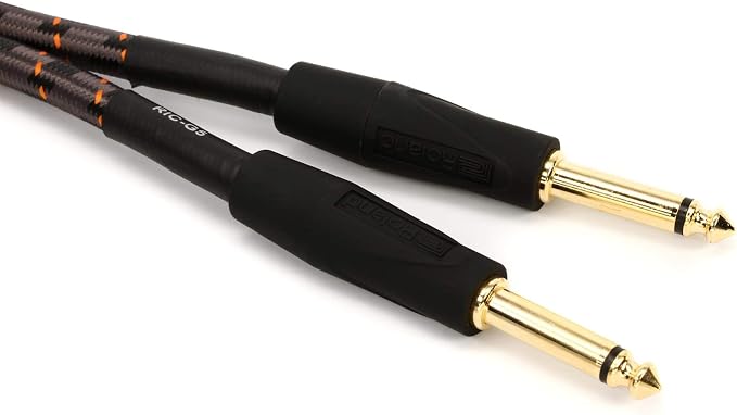 Roland Gold Series Instrument Cable, Straight/Straight 1/4-Inch Jack, 5-Feet