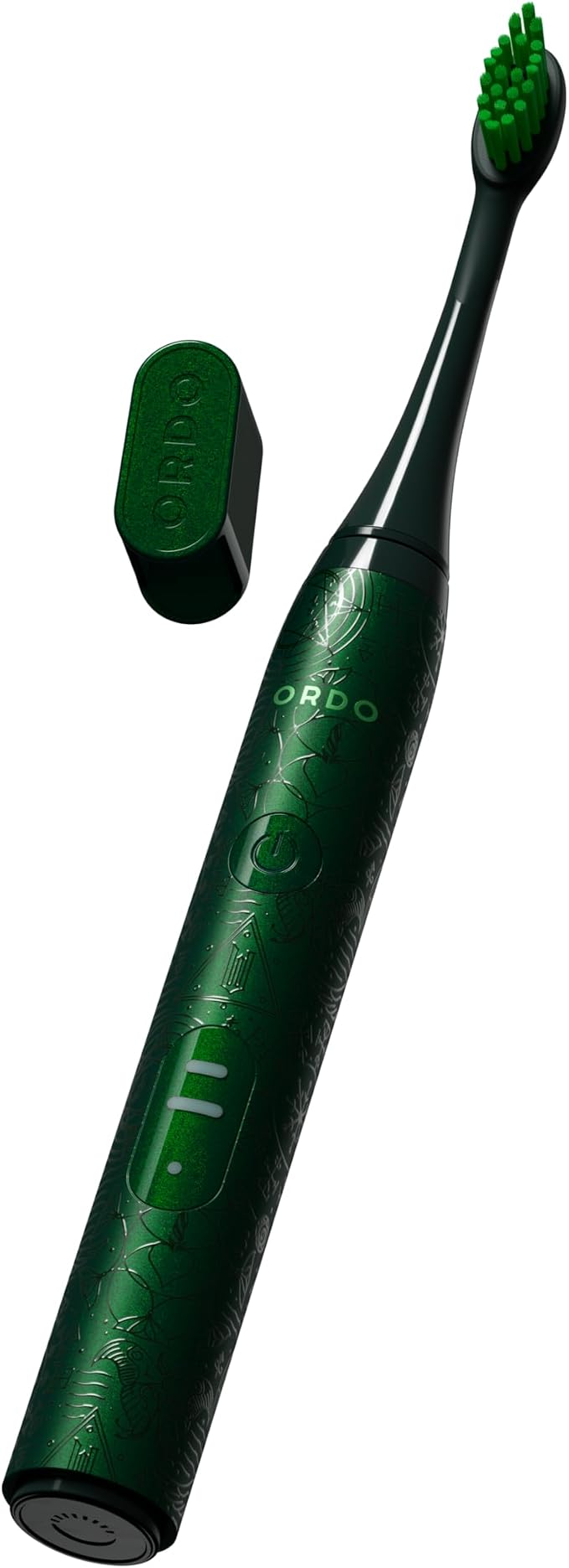 ORDO x Wicked Sonic Lite Electric Toothbrush | Rechargeable Sonic Toothbrush for Adults & Teens with USB-C Charging, 2 Modes & Travel Cap, Elphaba Thropp