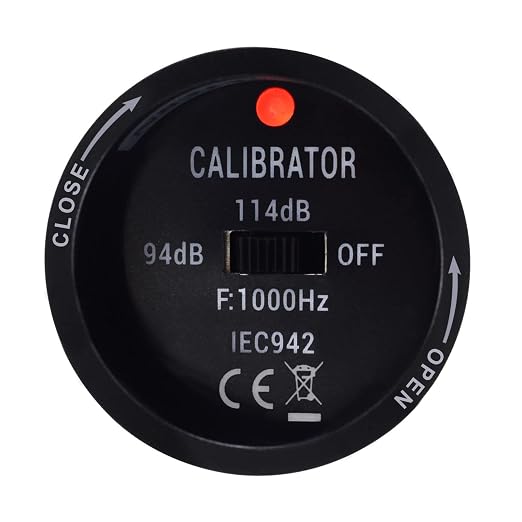 Decibel Meter, Digital Sound Level Meter Portable Sound Calibrator SPL Meter 30dB to 130dB MAX Data Hold with LCD Display Backlight A/C Weighted for Home Factories