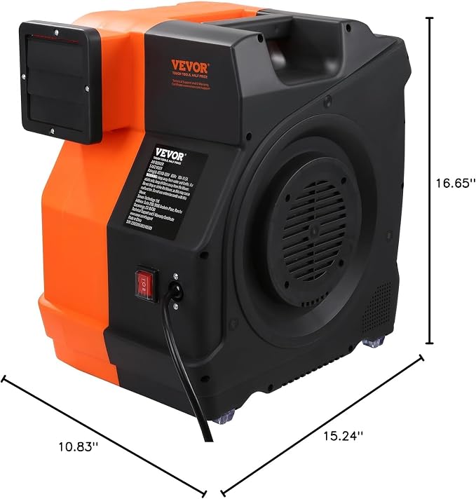 VEVOR Inflatable Blower, Electric Air Blower, Bounce House Blowing Pump, Commercial Corded Fan Pump for Castle Wate Slides Water Slide Bouncy Castle