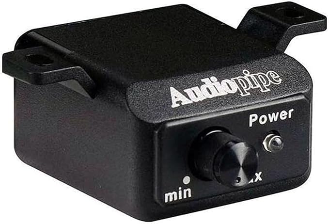 AudioPipe XV-BXP-SUB 15V Car Audio System Digital Sound Equalizer Epicenter Enhancer Restoration Signal Processor Bass Booster w/Remote Knob, Black