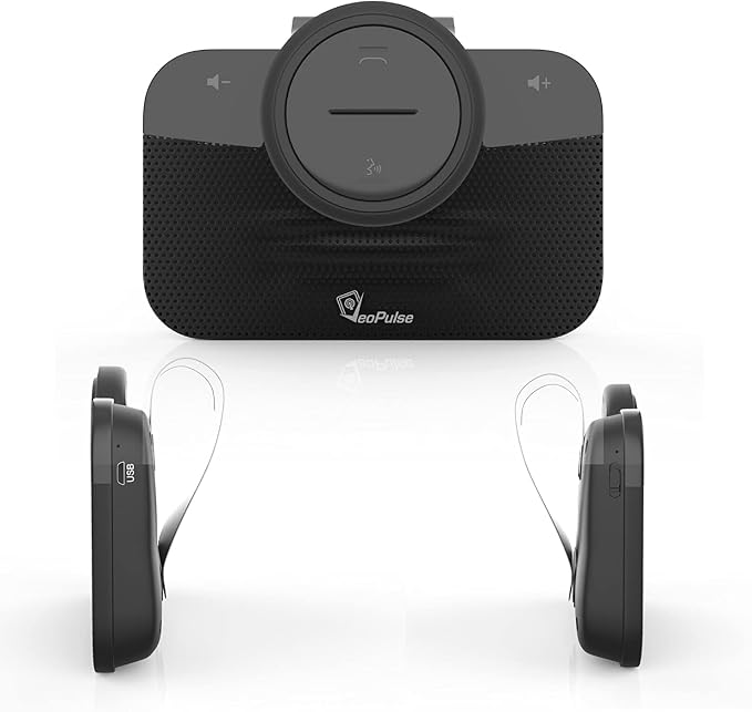 Car Speakerphone B-PRO 2 Hands-Free kit, 6W Hi-Fi Speakers, with Bluetooth Automatic multipoint Cellphone Connection
