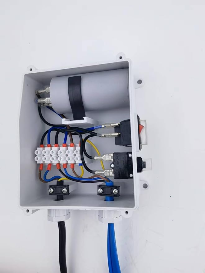 Submersible Pumps 3" OD Pipe 110V/60HZ 0.75KW 1HP Stainless Steel Deep Well Pumps 1" Outlet Submersible Bore Pump Deep Well Pump with Control Box for Industrial and Home Use