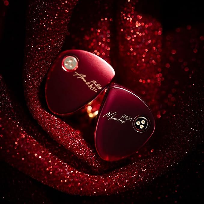 Moondrop ARIA 2 RED in-Ear Headphone with 0.78 2 Pin Cable Replaceable Plugs 3.5/4.4mm Earphone
