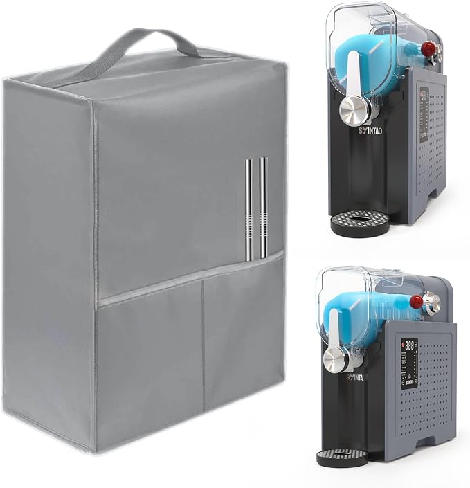 SYINTAO Slushie & Soft Serve Ice Cream Machine Cover-88oz Protective,Dustproof,Spill-Resistant Case