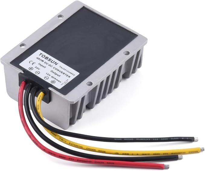 DC 12V to 36V Power Converter - 10A 360W Auto Boost Regulator Reducer, 12 Volt Step - Up Voltage Transformer Supply Module for Golf Cart