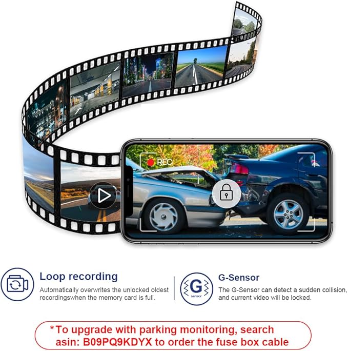 Fitcamx 4K Dash Cam Suitable for Genesis GV80 2021-2025 (HD2-T6010/Tan Cover), OEM Factory Look, 2160P UHD Video, Built-in WiFi & APP, Loop Recording, Collision Detection, Easy to Install, 64GB Card