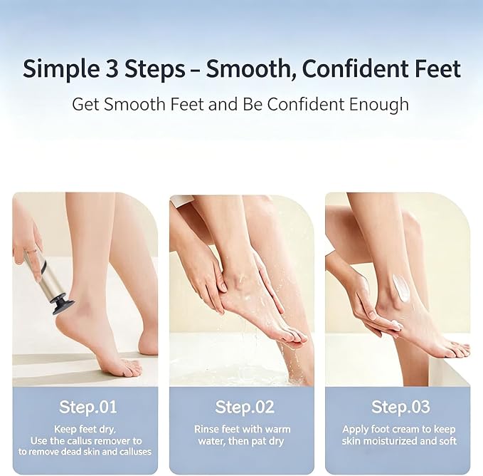 Electric Foot Callus Remover and Nail Drill Kit, 90° Foldable Rechargeable Pedicure Tool for Dead Skin, Cracked Heels, Shaping Nails, Gel Polish Removal, Professional Home Manicure Pedicure