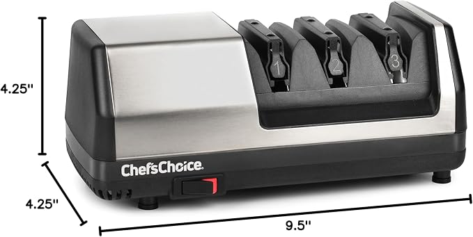 Chef's Choice Model 151 Universal Electric Knife Sharpener, Stainless Steel