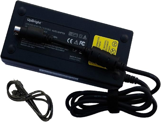UpBright 4-Pin 48V AC/DC Adapter Compatible with Swann NVR16-8580 16 Ch 4k Network Video Recorder Ultra HD CCTV Security System NVR16-8580RN NVR-168580 CS CS-4803750 48VDC 3.75A 180W Power Supply Cord