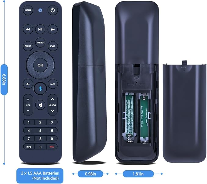 PZL Replacement for Verizon FiOS TV One Voice Remote Control 2019 MG3-R32140B VRC4100 BLE