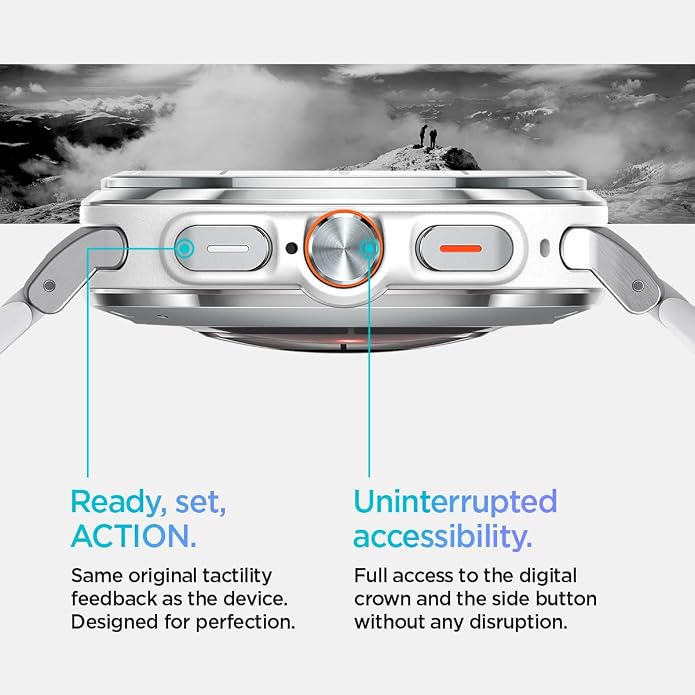 Spigen Modern Fit 316L Designed For Samsung Galaxy Watch Ultra Band 47mm (2025/2024) - Silver
