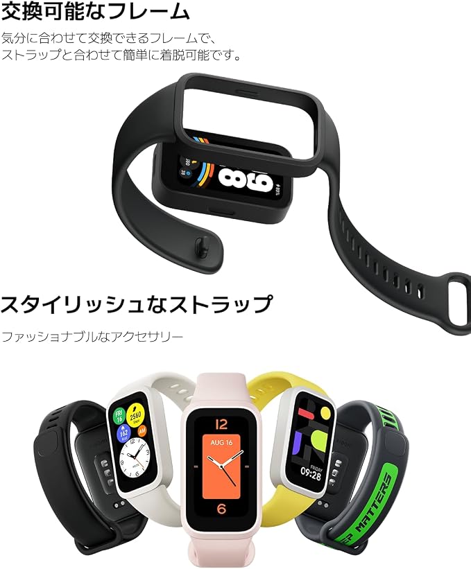 XIAOMI Smart Band 9 Active Global Version, 1.47'' 60Hz Display, 18-Day Battery, 5ATM Waterproof Fitness Tracker with All-Day Health Monitor, 50 Sports Modes (Green)