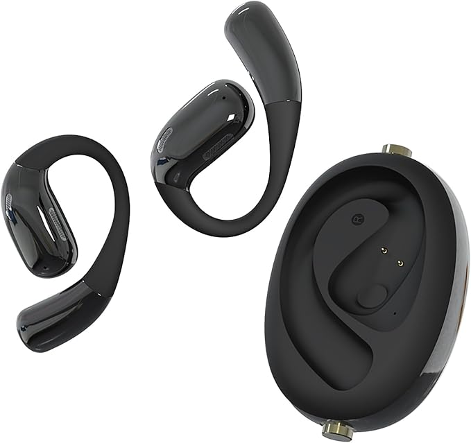 AI Language Translator Earbuds, Translation Earbuds Real Time, 3-in-1 Earbud Translator 144 Languages & Accents, Translation Headphones Fit iOS & Android for Travel Business Learning (A60 Black)