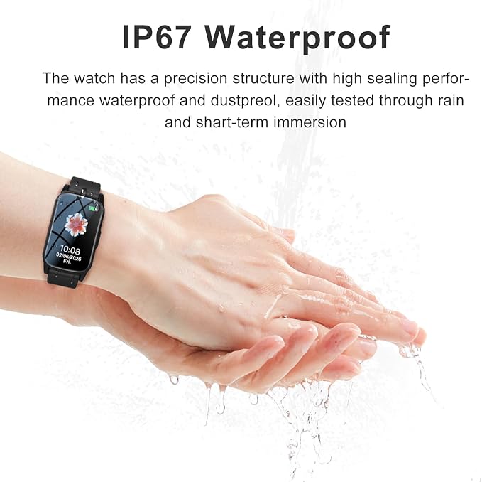 Senior GPS Smart Watch with Fall Detection - 4G LTE Elderly Smartwatch with Real-Time Location, SOS Alerts, and IP67 Waterproof - Ideal for Dementia/Alzheimer’s Safety (Black)