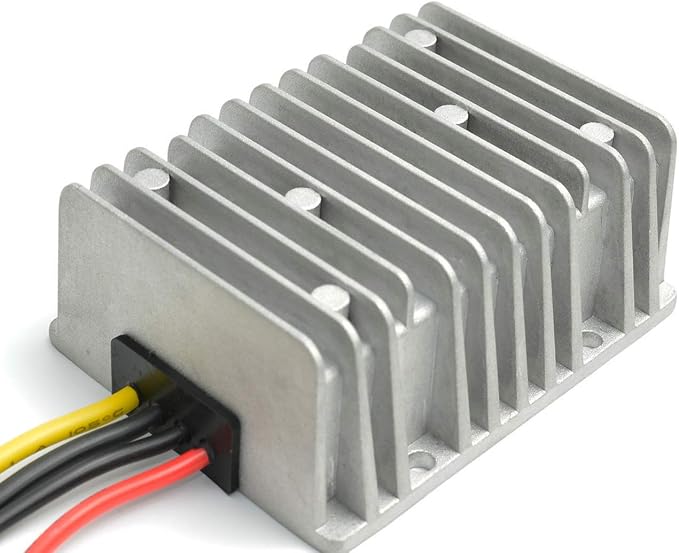 Voltage Converter Regulator DC 24V Step Down DC 12V 40A 480W, Waterproof Voltage Reducer, Big-Size Power Supply Module Buck Transformer, for Golf Cart, Forklifts, Car