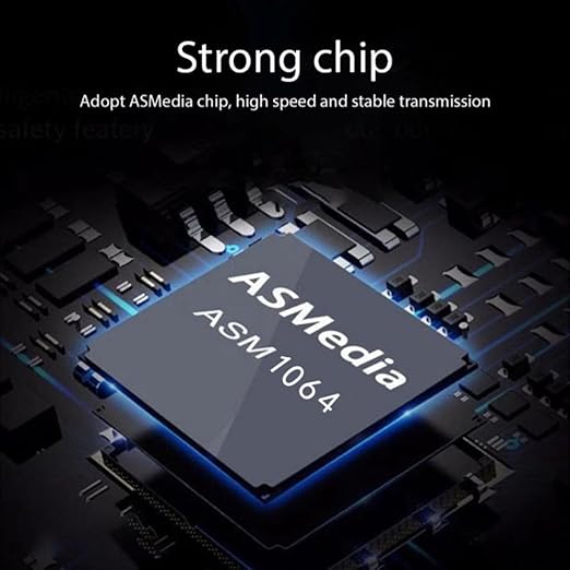 ChenYang Mini PCI-E/M.2(A+E Key) to 4 SATA 3.0 Extension Card Adapter for Motherboard SATA Hard Drive Port Extension with 10cm Flat Cable