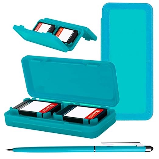 Orzly Switch Lite Accessories Bundle - Case & Screen Protector for Nintendo Switch Lite Console, USB Cable, Games Holder, Grip Case, Headphones, Thumb-Grip Pack & More (Gift Pack - Turquoise Blue)