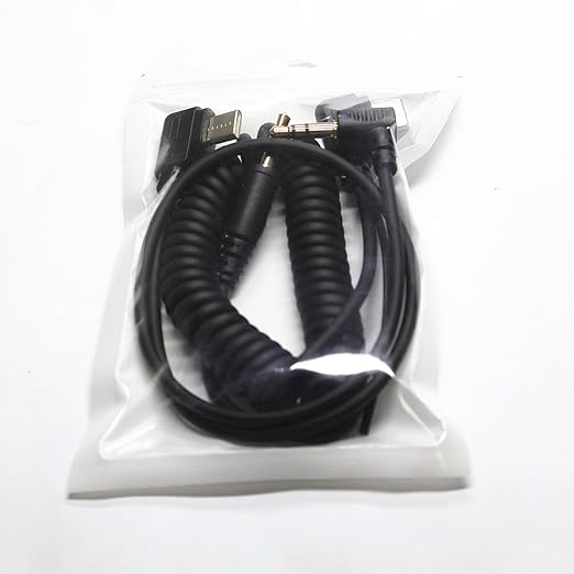 (3.5mm-USB c) for Sony a7v/a7m5 Shutter Release Connection Cable Camera a6700 a7c r/a7cII/ZV-E1/ZV-E10 II 13.8in Flash Starter Remote Control Accessory Wire(3.5mm-Type c Cable 2pcs)