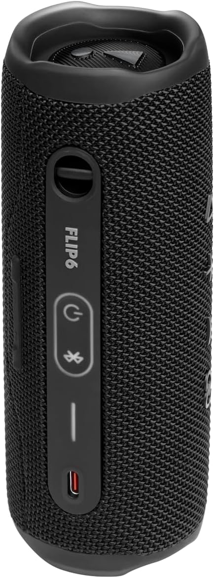 JBL FLIP 6 Portable Wireless Bluetooth Speaker Waterproof - Black (Renewed)