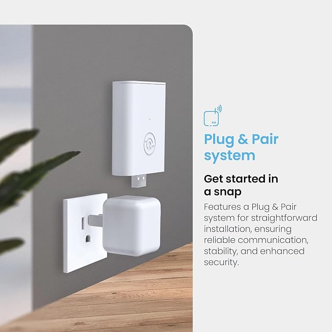 Lockly Secure Link Wi-Fi Hub - Control Your Lockly Smart Lock from Anywhere with Real-time Notifications and Voice Control