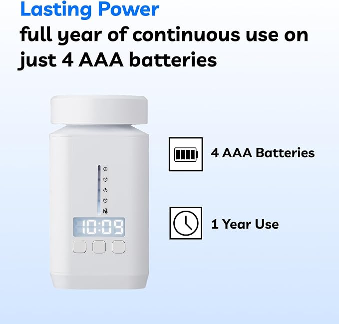 DEFI Smart Pill Bottle | Bluetooth Pill Organizer, Travel Medication Organizer & Daily Pill Case, Portable Medicine Holder for Vitamins & Supplements | Sound & Light Reminder App