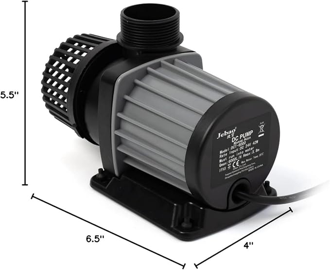 Jecod/Jebao DCT Marine Controllable Water Pump (DCT-6000) Grey