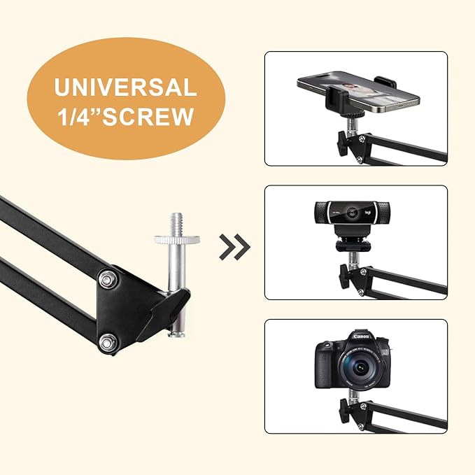 Yoobao 12" Ring Light with Stand, 81" Tripod with Overhead Foldable Arm, Phone Mount & Casters, 3 Light Modes & 10 Brightness, LED Selfie Light for Live Streaming YouTube TikTok Photography