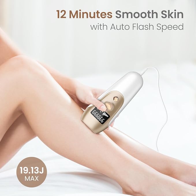 IPL Laser Hair Removal: IPL Laser Hair Removal for Women, Long-Lasting Results,999,999 Flashes Hair Removal at Home, Model S3