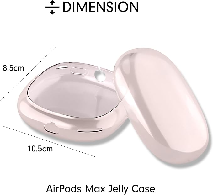 Sonix Protective Case for AirPods Max 2 & 1 | Headphones Cover | Jelly Series | Jelly Champagne