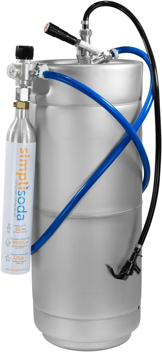 Kegco Single Faucet CO2 Party Dispense Kit with Mini Regulator