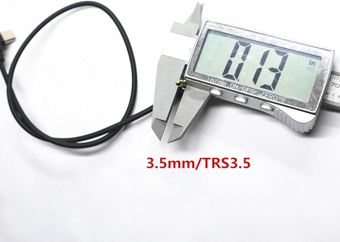 3.5MM-DC3 (MC-DC3) for Nikon Cameras Z5II/Z50II/ZR Shutter Release Cable is Suitable Connect the Timer, Camera Shutter Controller and Indoor Flash Trigger Cable (3.5mm-DC3 2pcs)