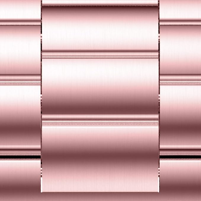 Fullmosa Metal Band Compatible with Apple Watch Bands 41mm 40mm 38mm, iWatch Band with Case for Apple Watch Series 9 8 7 6 5 4 3 2 1 SE3/2/1, Rose Pink