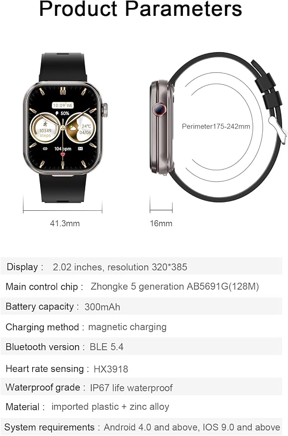 Smart Watch with Earbuds,2.02" HD Screen,2 in 1 Smart Watches for Women,Waterproof Fitness Tracker Watch with Wireless Earphone Compatible for Android iOS with Sports Monitor Sleep