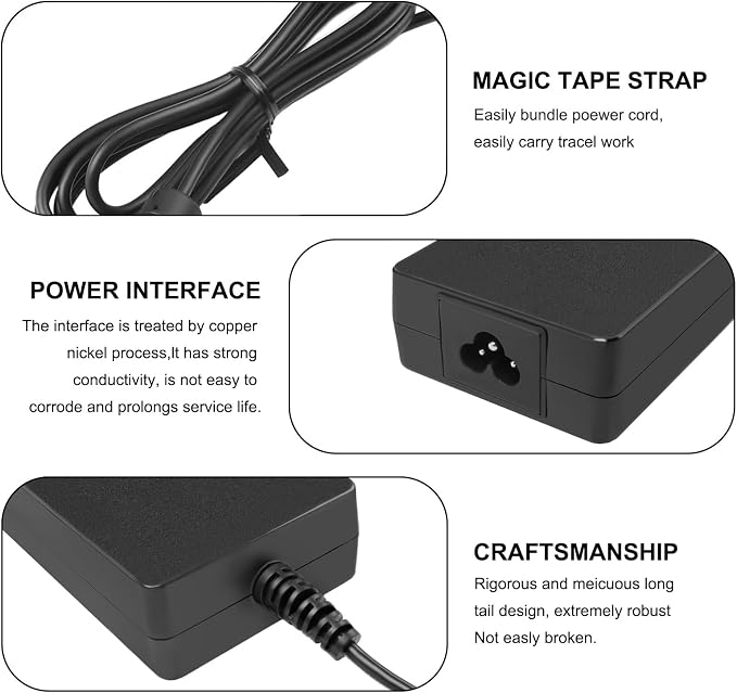 24V 7.5A Power Supply Charger Compatible with Jackery Explorer 1000 880 e1000 e880 1000d 880d 1000 v2 /1000 Plus/2000 v2, 1500 2000 3000 pro Plus, 600 700 Plus KA18024075-6C FSP180-AAAN3
