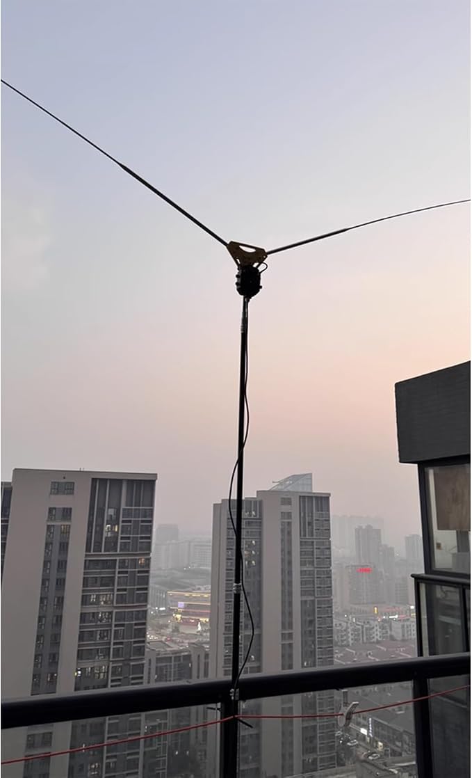 1:1 Balun Antenna 2000W 1-54MHz HF Shortwave Current Balun for Ham Radio, Low SWR Dipole Antenna for Yagi, Inverted V, Positive V & 50 Ohm Antenna Systems