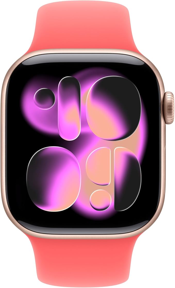 Apple Watch Band - Sport Band - 42mm - Bright Guava - S/M