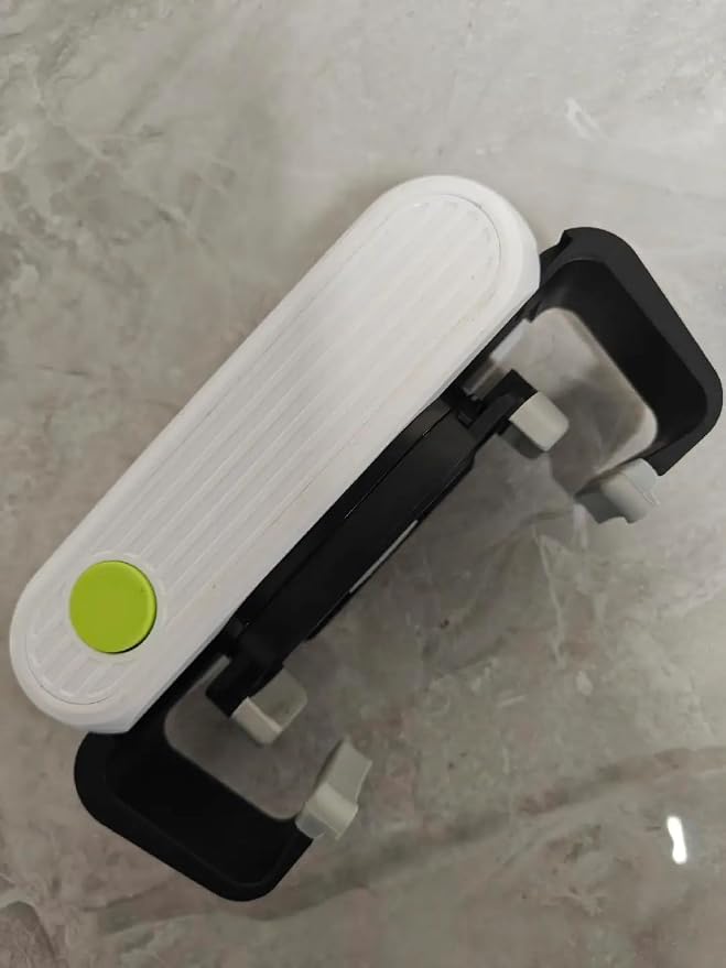 Electric Jar Opener White for Seniors and Weak Hands, One Touch Automatic Hands Free Bottle and Jar Opener, Cordless Kitchen Gadget for Tight Vacuum Lids