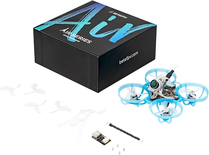 BETAFPV ELRS V3 Air65 Brushless Whoop Quadcopter, Ultralight 1S 65mm Micro Whoop Drone with C03 FPV Camera, G473 5IN1 Air Brushless FC 0702SE Ⅱ 27000KV Motors for FPV Racing Indoor & Outdoor