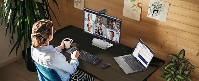 Dell Webcam WB3023-2K QHD/FHD/HD Resolution, Sony Sensor, f2.0 Aperture, Face Detection, Noise Reduction Mic, 2X HD Zoom, USB-A, Microsoft Teams/Zoom Certified - Black