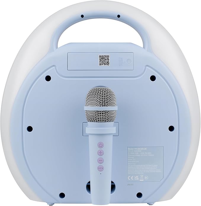 Disney Frozen Karaoke Machine for Kids, Bluetooth Speaker with Wireless Microphone, Designed for Fans of Frozen Toys