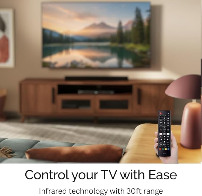 2 Pack AKB75375604 LG TV Remote Control Replacement for Smart TV - Easy Setup Remote, Streaming Shortcuts - Works with LG 4K, UHD, LED, OLED Smart HDTV Models (AKB75095307 AKB74915305 AKB76040302)