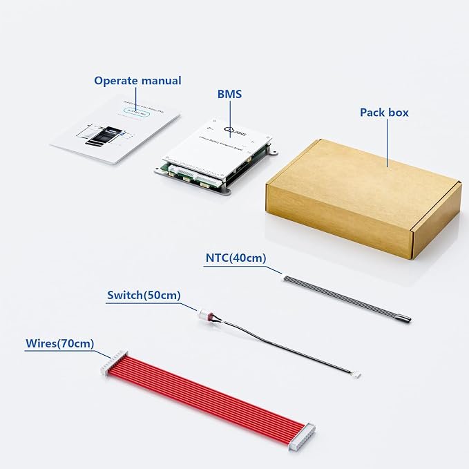 JKBMS Smart BMS 8S-17S 40A Active Balancer JK-BD4A17S4P | JK BMS for LiFePO4 Li-ion LTO batteries with Bluetooth and RS485, 0.4A active balancing and multi protection system