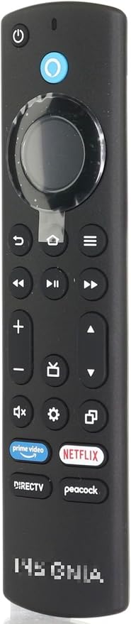 Dan's Originals NS-RCFNA-21 REV F TV Remote Control for Fire TVs with Voice | Prime Video | Netflix | Directv | Peacock - 504Q3265104 for Insignia and for Toshiba | Compatible with Fire TV Devices