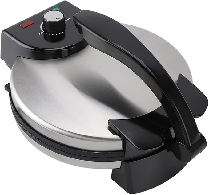 10inch Electric Maker, Electric Rotis Press, Anti Stick Roti Maker Machine to Make Indian Chapati, Roti, Maquina para Hacer Tortillas
