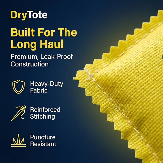 DryTote Rechargeable Desiccant Packs (25 Pack), Silica Gel Moisture Absorber for Storage Bins & Totes, Color-Change Indicator, 100g, Yellow
