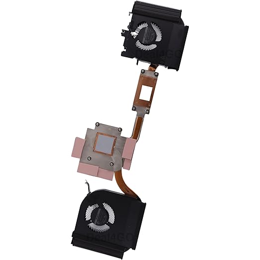 Deal4GO CPU GPU Cooling Fan Heatsink Thermal Module Assembly 01HY783 02HK827 Replacement for Lenovo ThinkPad P52 2018