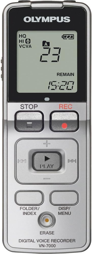 Olympus VN-7000 Digital Voice Recorder 142645 (Silver)